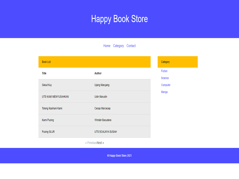 HappyBookStore
